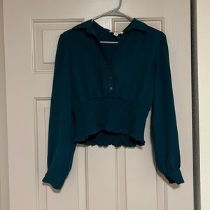 Business Casual Green Top